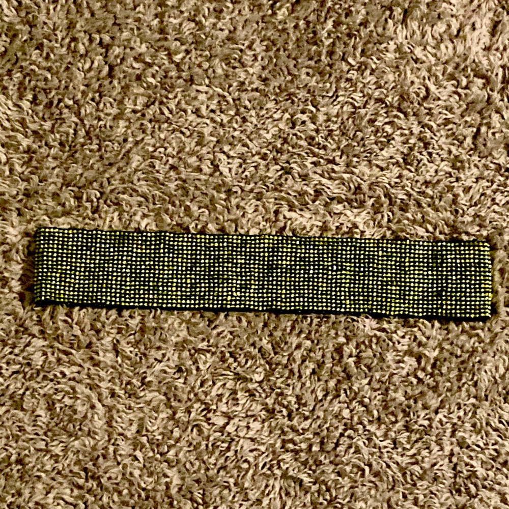 Green Stretchy Beaded Belt